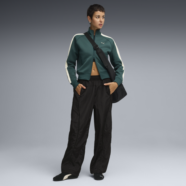 T7 ALWAYS ON Short Track Jacket Women, Green Terrain, large-ZAF