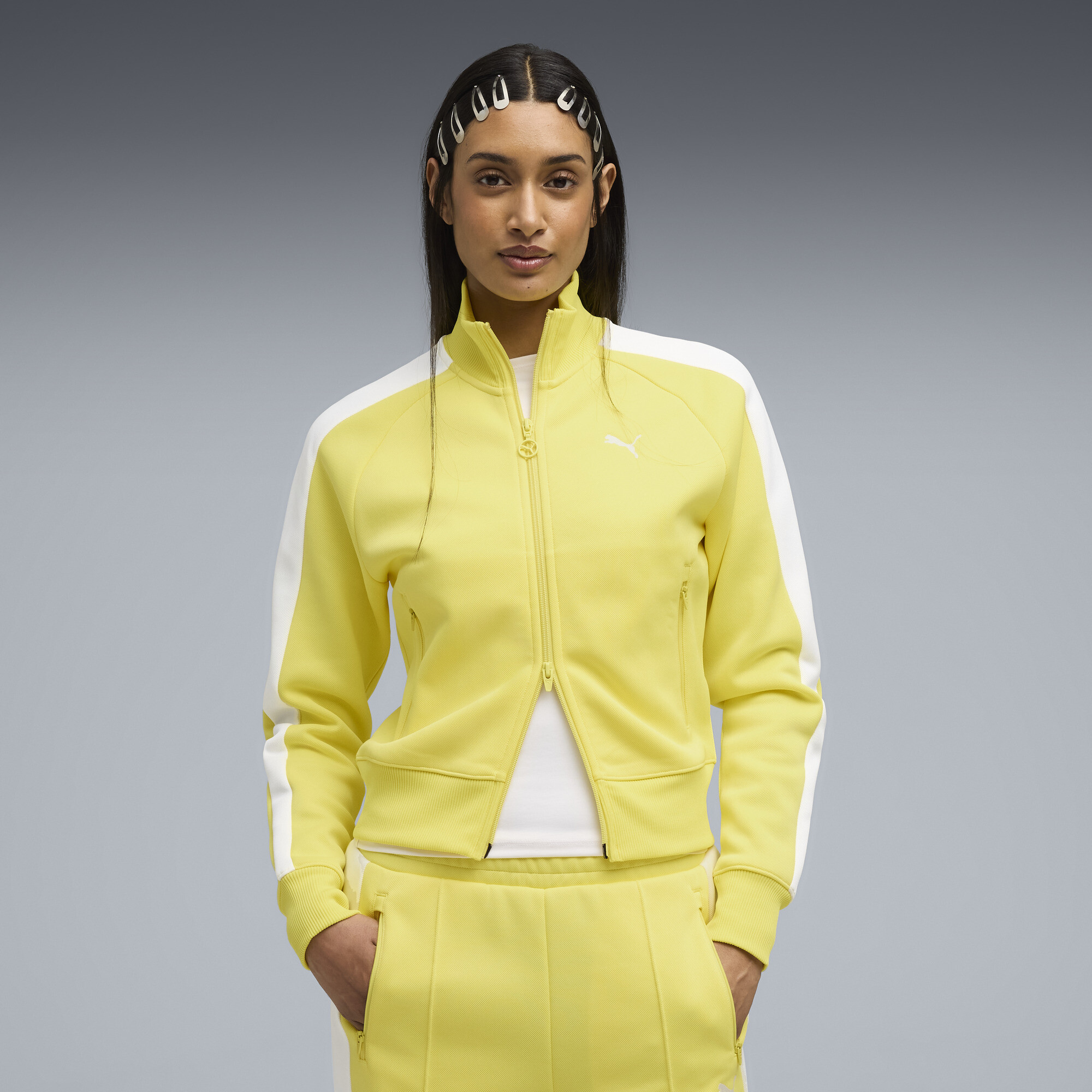 Олимпийка T7 ALWAYS ON Short Track Jacket Women | Цвет: Желтый
