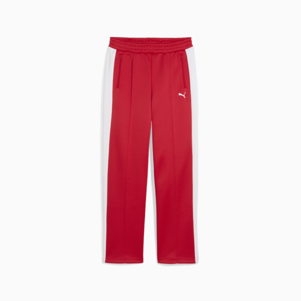 T7 Always On Straight Track Pants Women, For All Time Red, large-ZAF