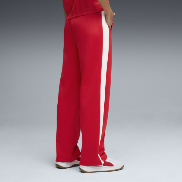 T7 Always On Straight Track Pants Women, For All Time Red, large-ZAF