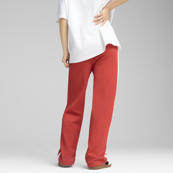 Pantalones rectos T7 ALWAYS ON para mujer, Red Fire, large-ARG