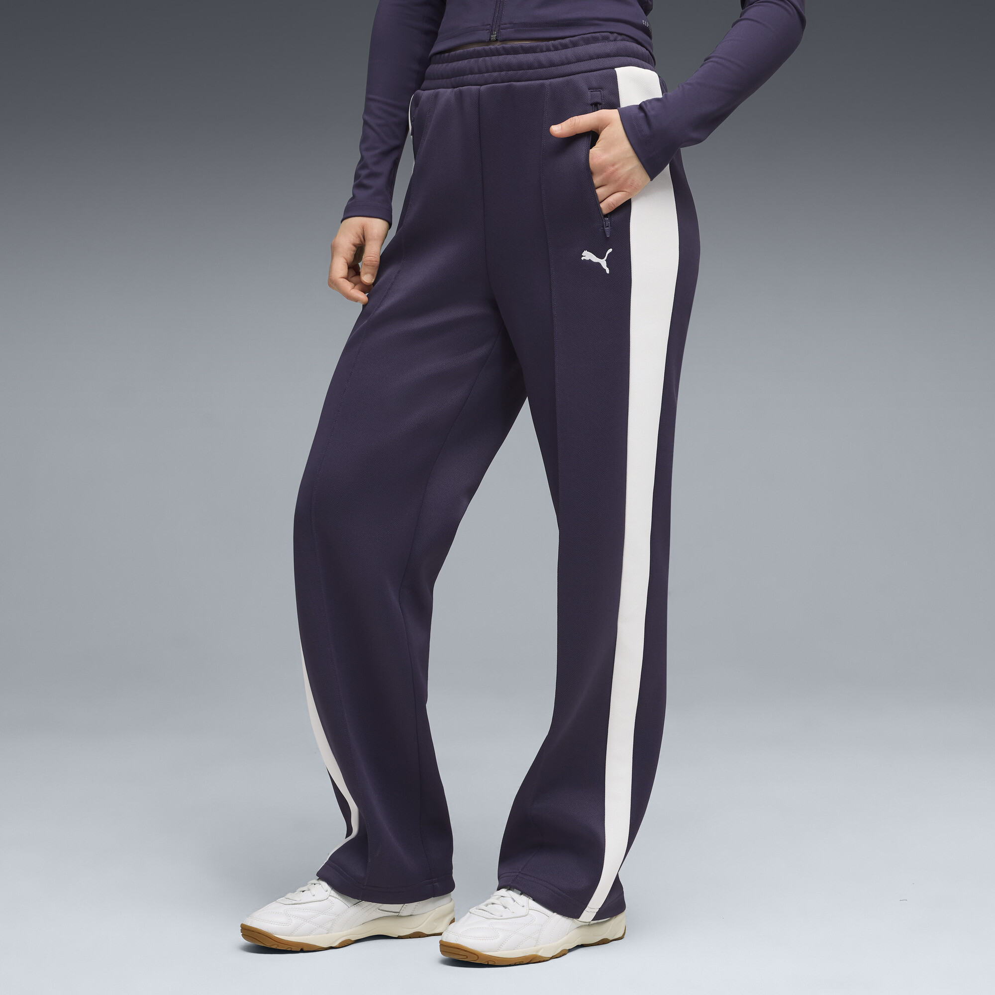 Pantalones Rectos T7 Always On para Mujer | Púrpura | Puma