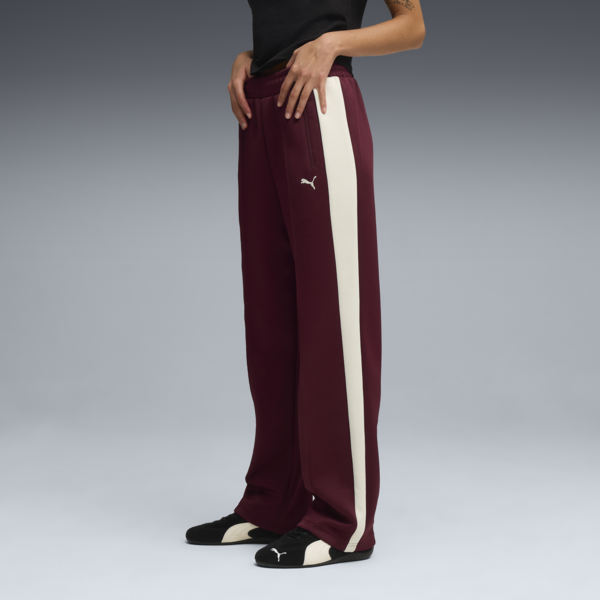 Pantalones rectos T7 ALWAYS ON para mujer, Ruby Shimmer, large-ARG