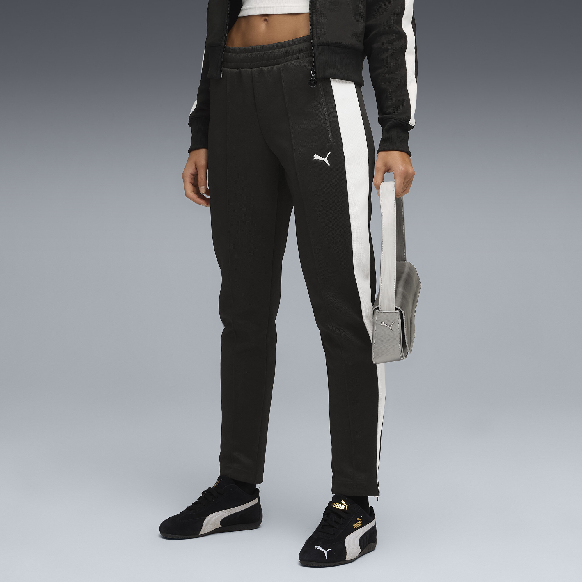 T7 ALWAYS ON Slim Track Pants Women | black | PUMA South Africa