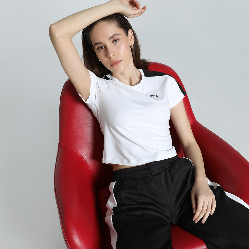 

Women's PUMA T7 Slim Fit Crop Tee