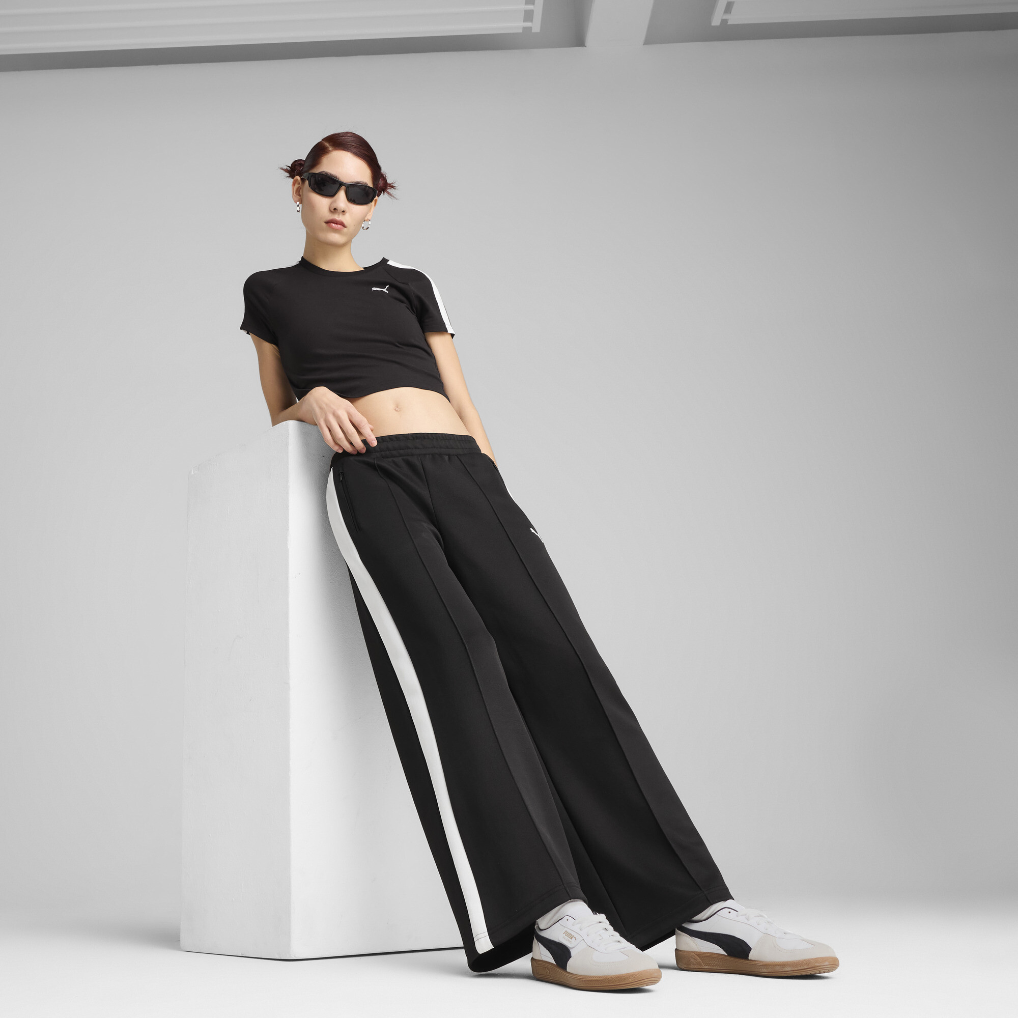 PUMA T7 laag model trainingsbroek voor Dames, Zwart, Maat XXL thumbnail 6