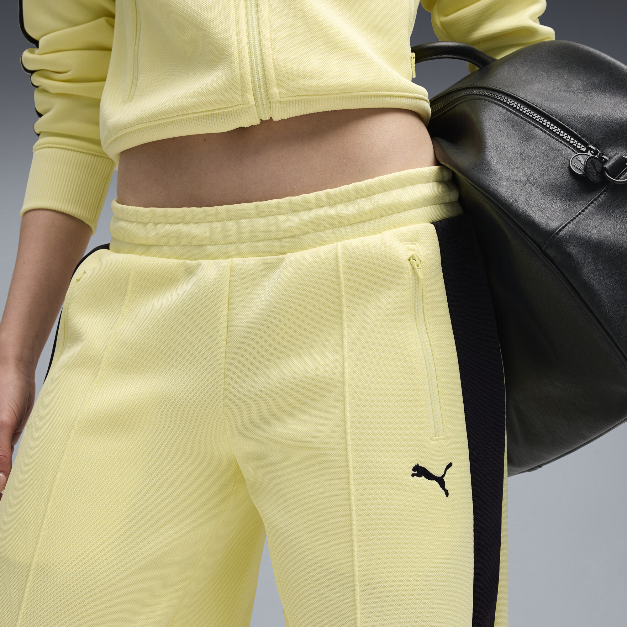 PUMA T7 laag model trainingsbroek voor Dames, Goud, Maat S thumbnail 7