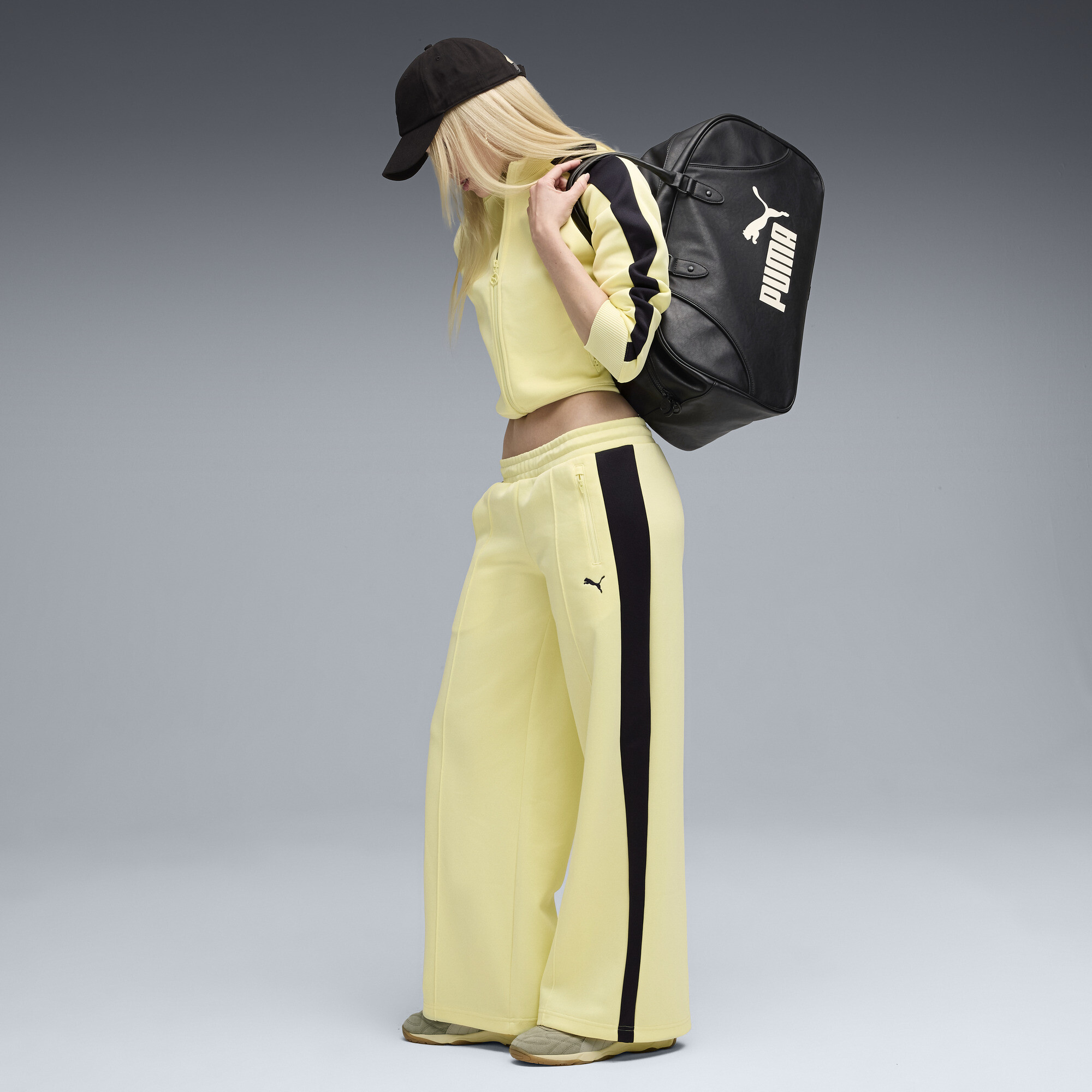 PUMA T7 laag model trainingsbroek voor Dames, Goud, Maat S thumbnail 6