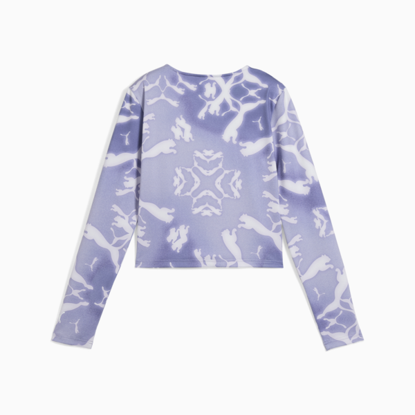 DARE TO Long Sleeve Tee Women, Cool Weather-AOP, large-ZAF