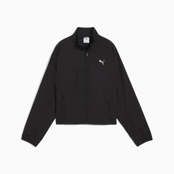 DARE TO Oversized Zip-Off Woven Jacket Women, PUMA Black, large-MEX