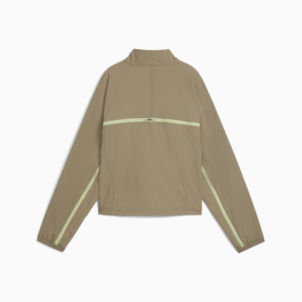 DARE TO Oversized Zip-Off Woven Jacket Women, Velvet Moss, large-ZAF