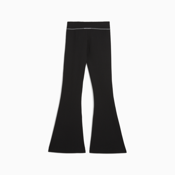 Leggings acampanados DARE TO Textured para mujer, PUMA Black, large-MEX