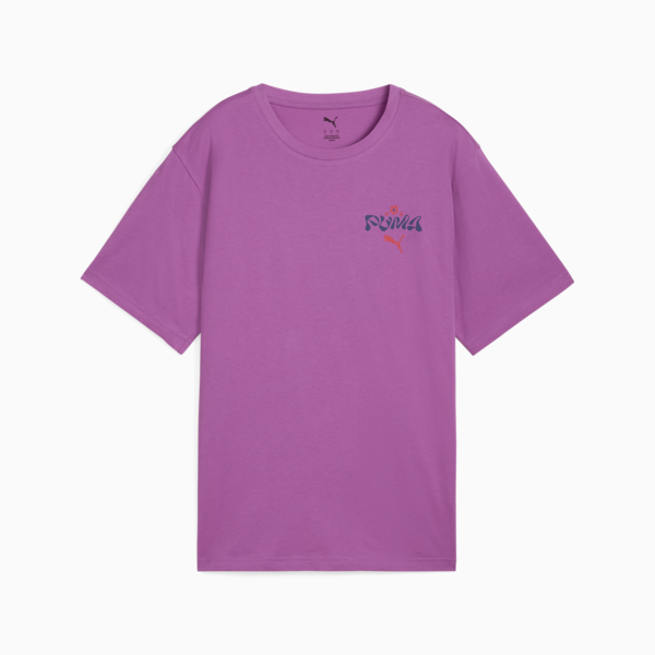 ESS FLORAL PACK Relaxed Graphic Tee Women, Wild Berry, large-MEX