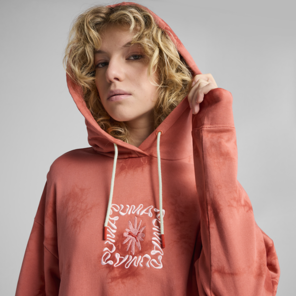 Buzo WARDROBE Essentials FLORAL PACK para mujer, Red Fire, large-ARG