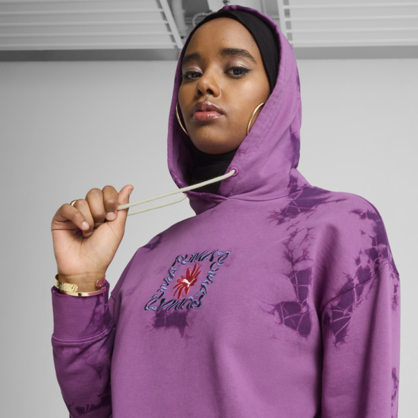 Buzo WARDROBE Essentials FLORAL PACK para mujer, Wild Berry, large-ARG