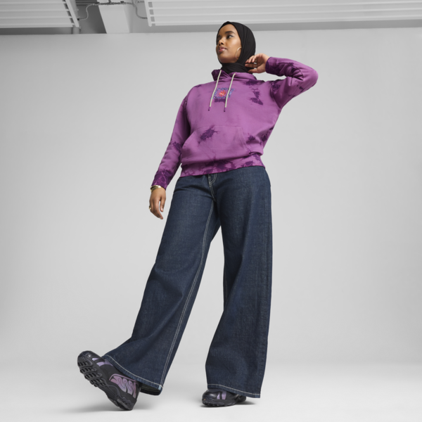 Buzo WARDROBE Essentials FLORAL PACK para mujer, Wild Berry, large-ARG