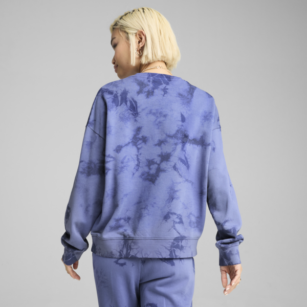 Buzo oversize WARDROBE Essentials FLORAL PACK para mujer, Blue Crystal, large-ARG