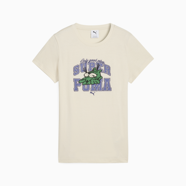 SUPER PUMA GRAPHICS Tee Women, Alpine Snow, large-MEX