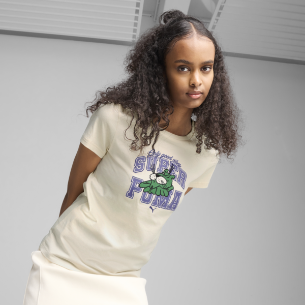 SUPER PUMA GRAPHICS Tee Women, Alpine Snow, large-MEX