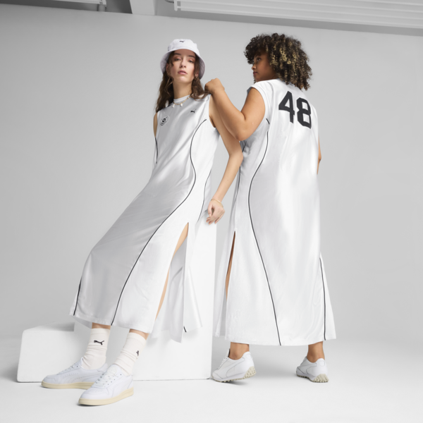 Jer-She Dress Women, PUMA White, large-ZAF