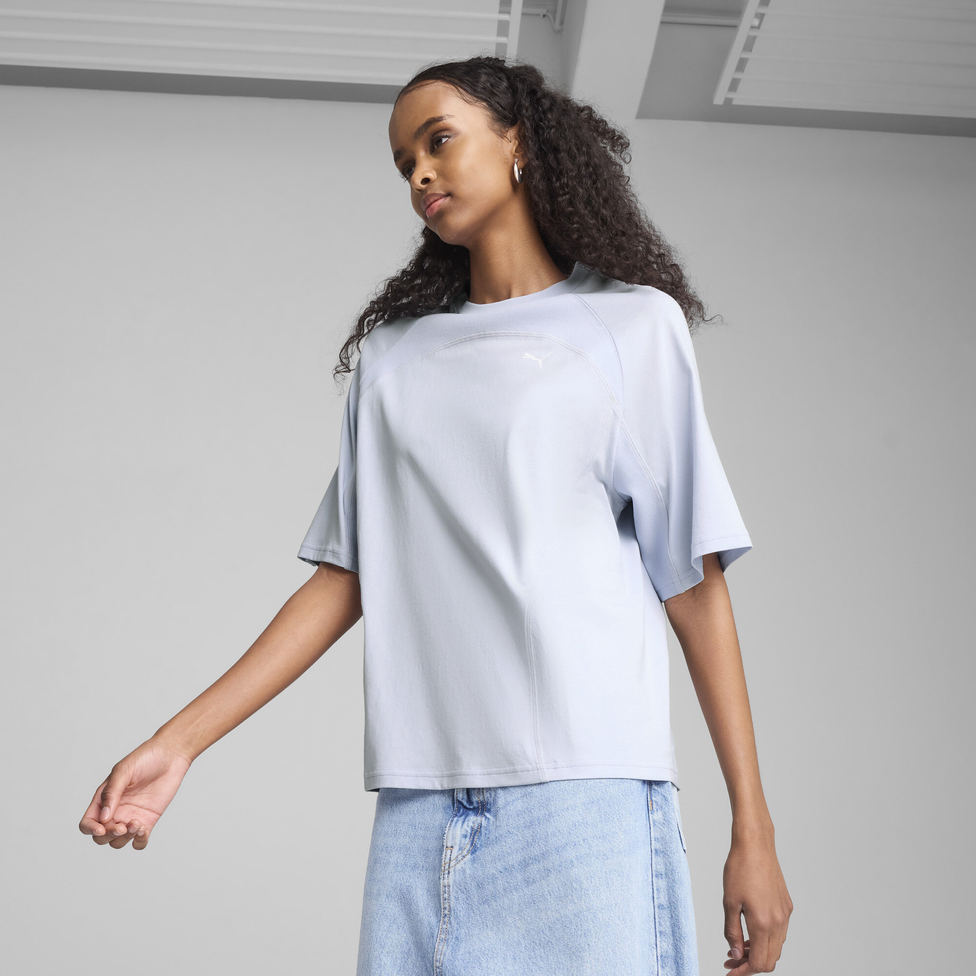 Puma Dare To Oversized-T-Shirt Damen | Mit Plain | Cool Weather | Größe: M