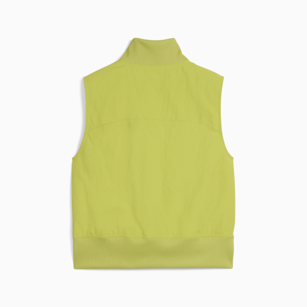 DARE TO Full-Zip Woven Vest Women, Sea Kelp, large-ZAF