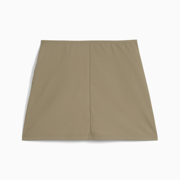 DARE TO Zip Woven Skirt Women, Velvet Moss, large-ZAF