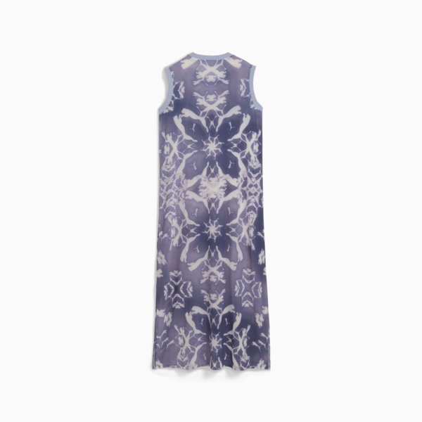 DARE TO Mesh Column Dress Women, Cool Weather-AOP, large-ZAF