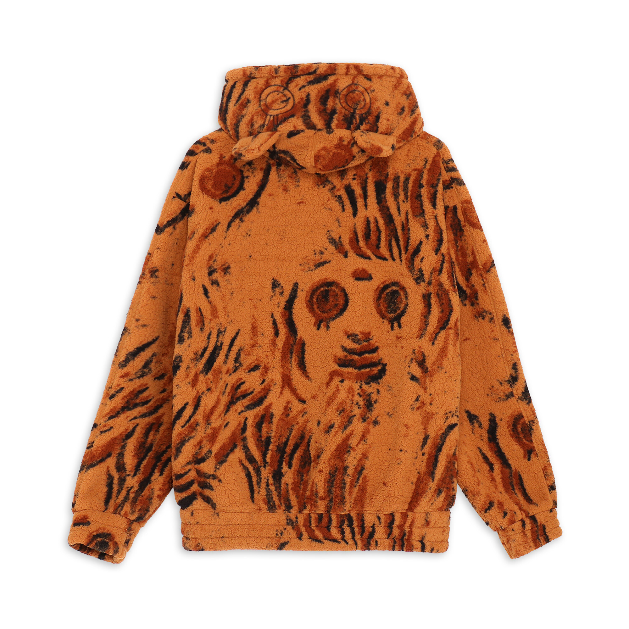 PUMA NEKO T7 Sherpa unisex hoodie, Caramel Latte