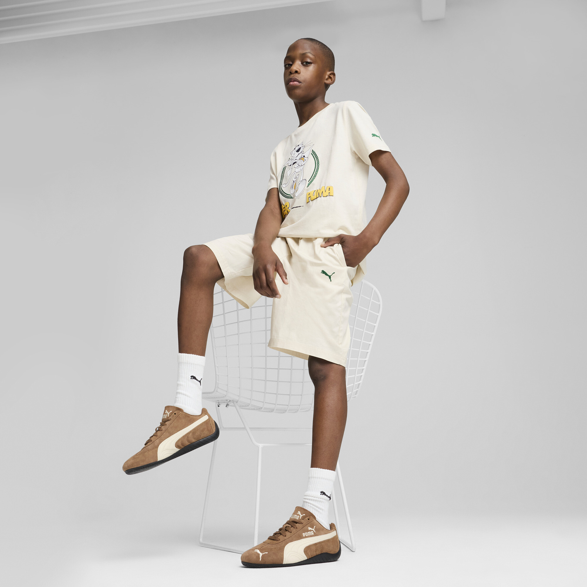PUMA Super Big Kids' Woven Shorts - Picture 9 of 10