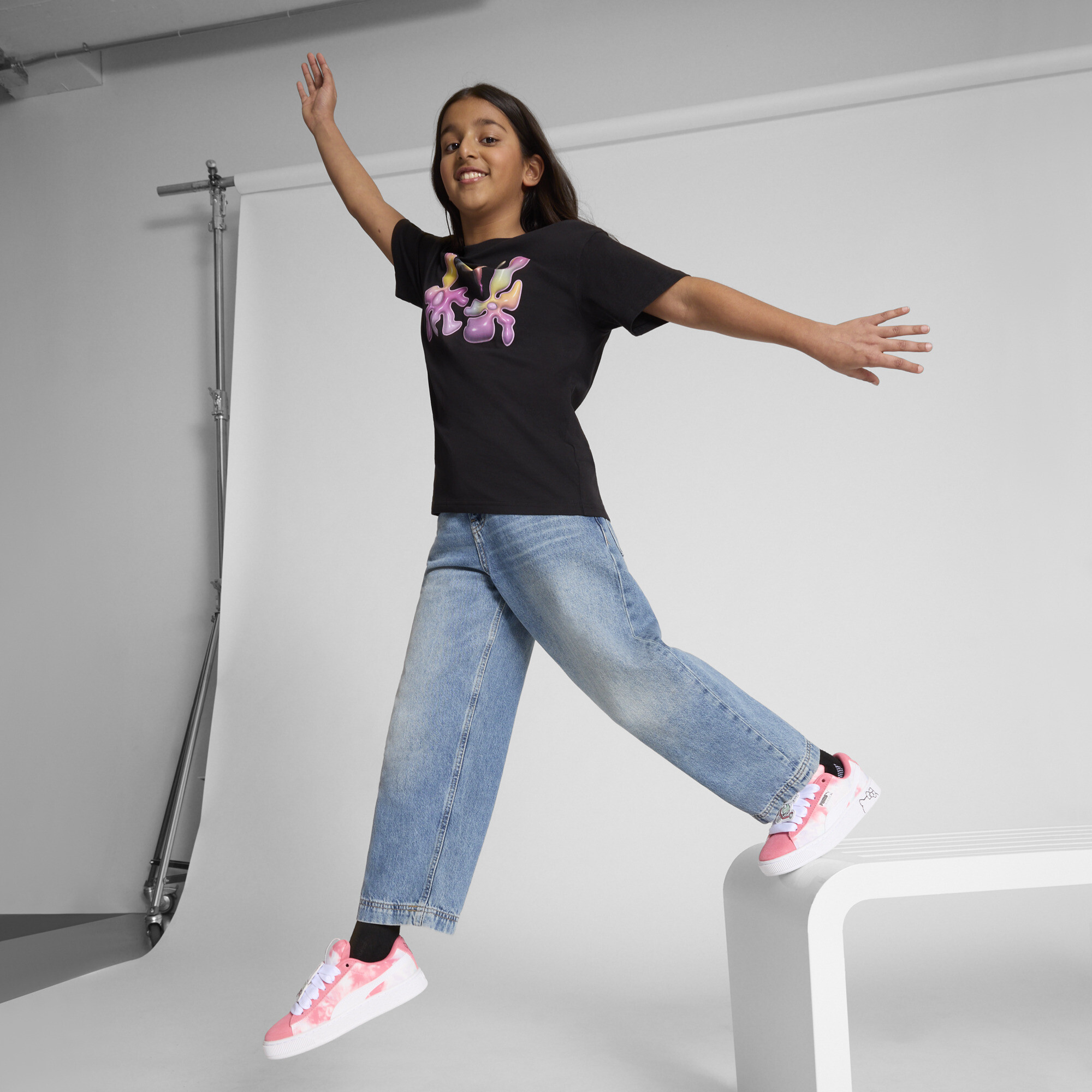 PUMA House of Graphics Big Kids' Relaxed Tee - Picture 10 of 10