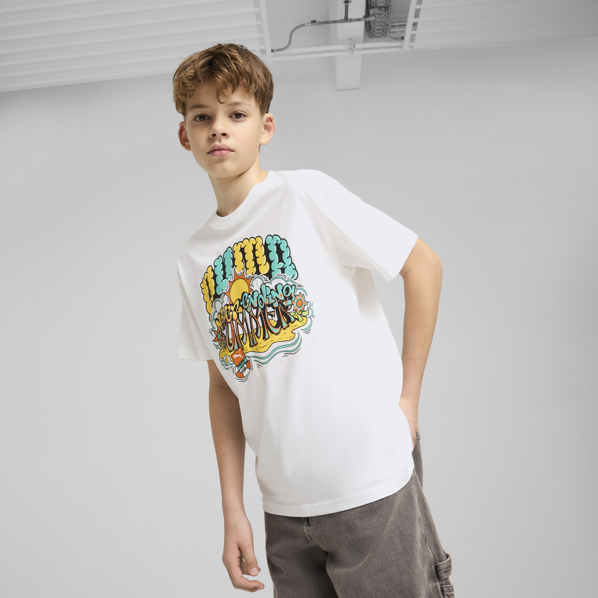 PUMA Graphics Big Kids Tee III - Picture 18 of 20