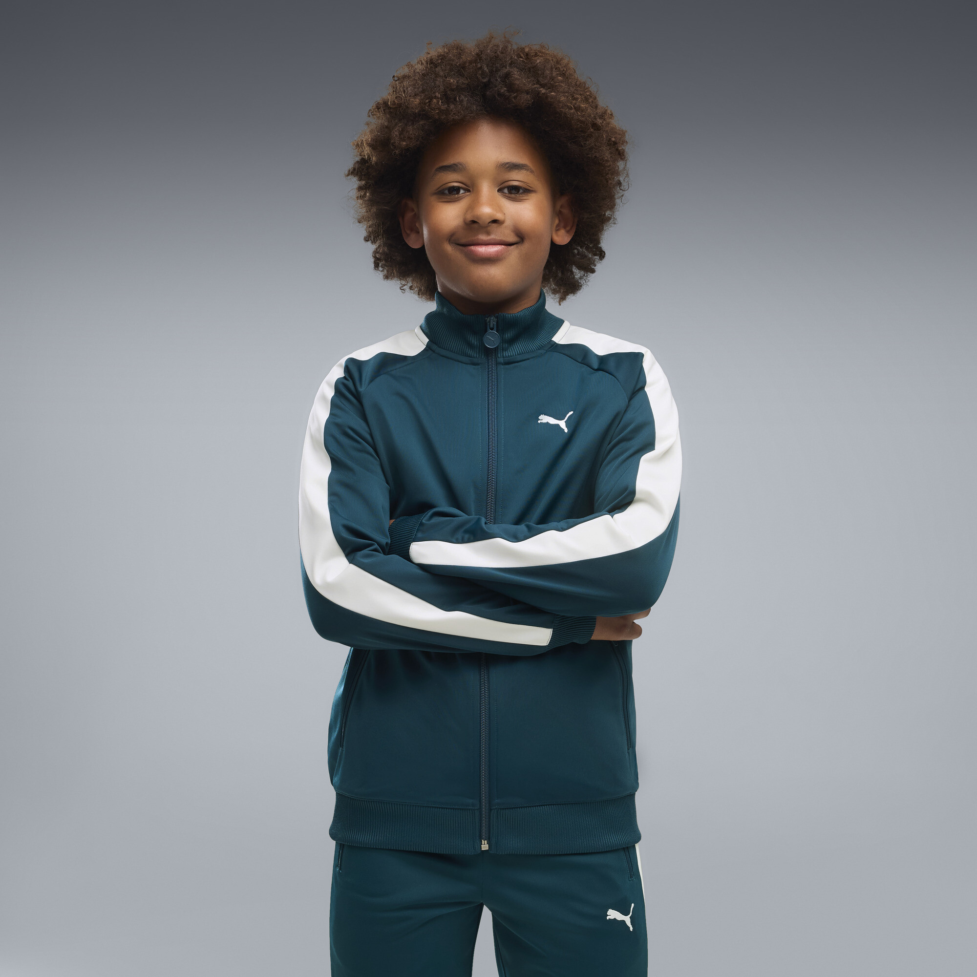 PUMA Veste de survtement T7 ALWAYS ON Enfant et Adolescent Vtements Bleu 9-10Y 50 €