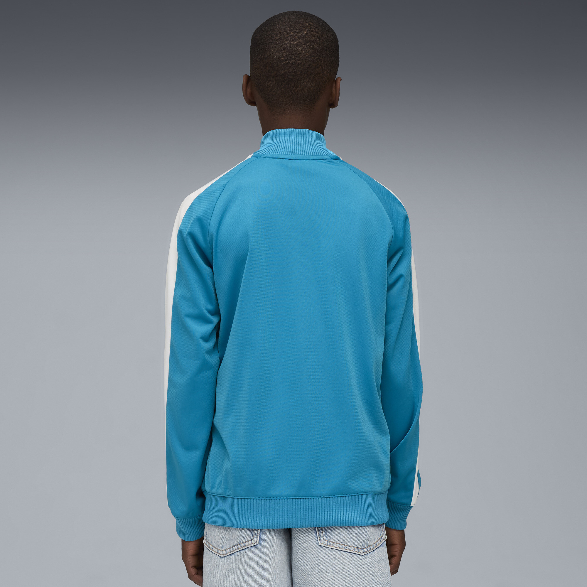 PUMA T7 ALWAYS ON trainingsjack voor Heren, Blauw, Maat 15-16Y thumbnail 5