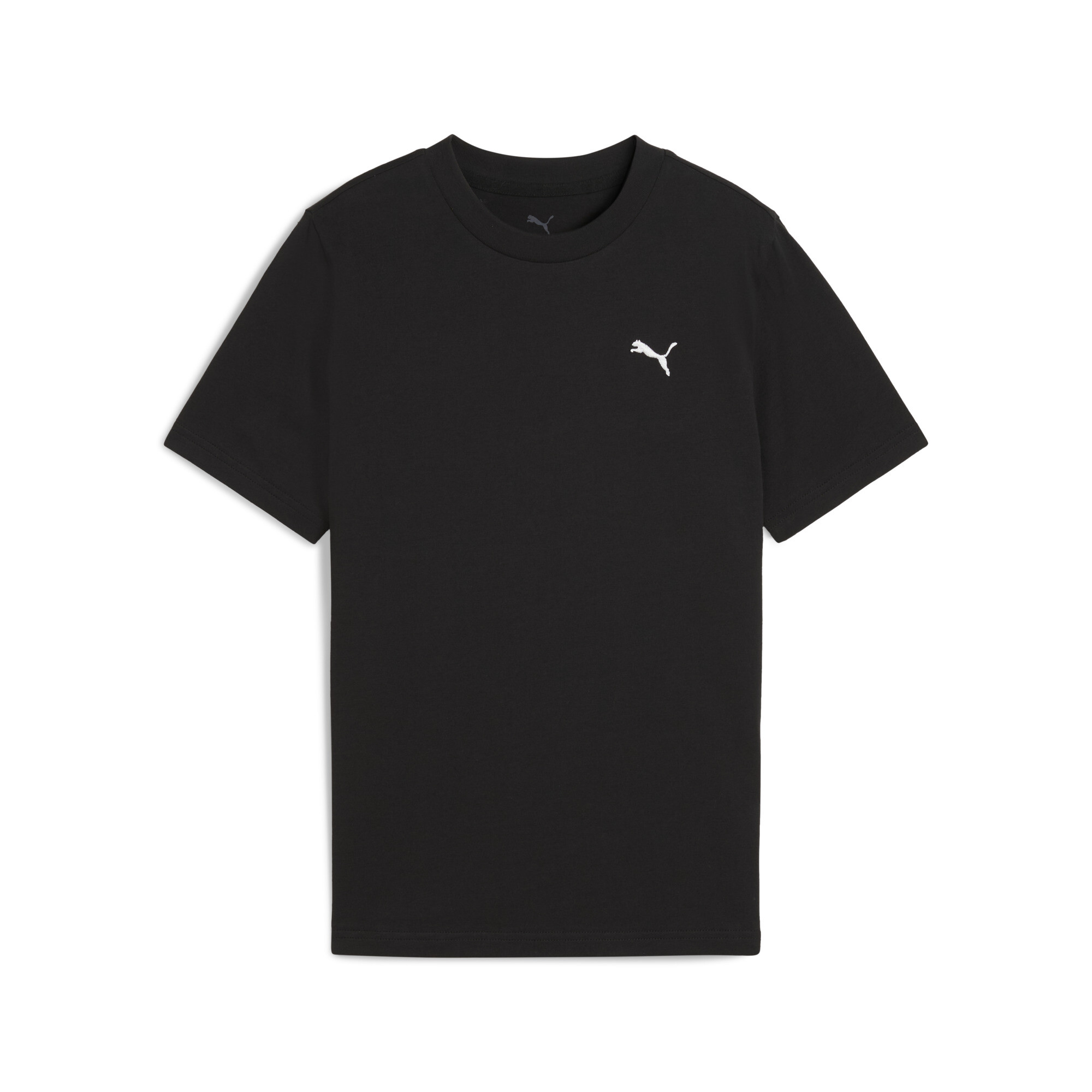 PUMA WARDROBE ESS T-shirt voor Heren, Zwart, Maat 7-8Y thumbnail 3