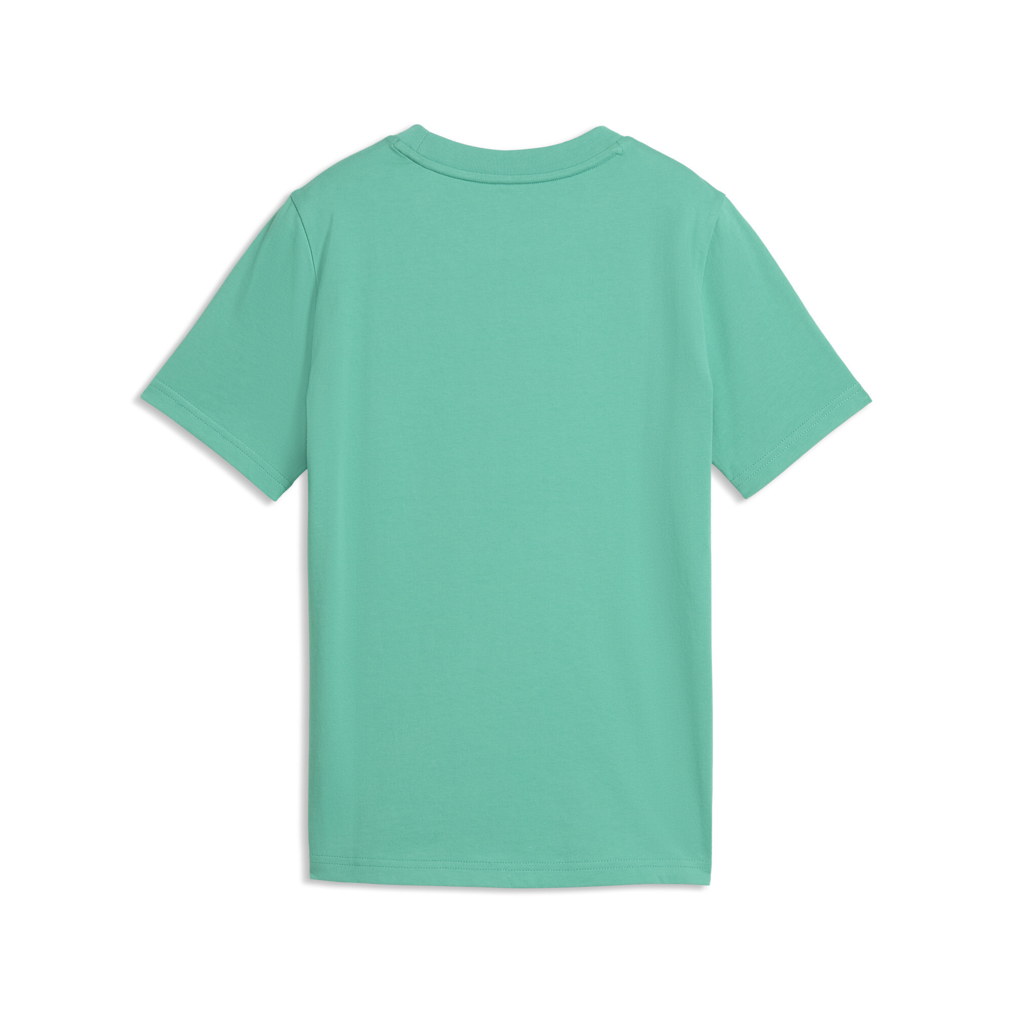 PUMA WARDROBE ESS T-shirt voor Heren, Groen, Maat 7-8Y thumbnail 2