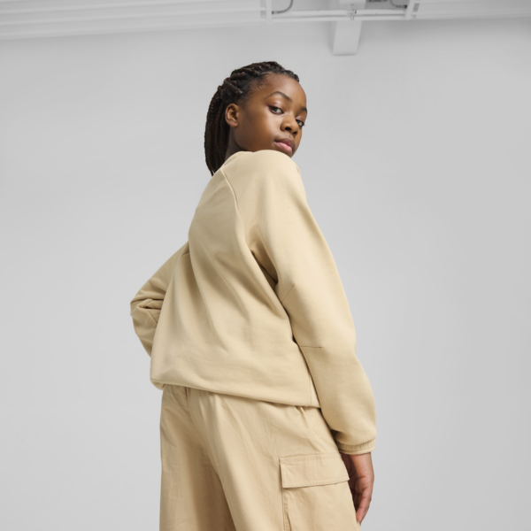 BUTTERFLY VIBE Crew Top Youth, Light Sand, large-ZAF