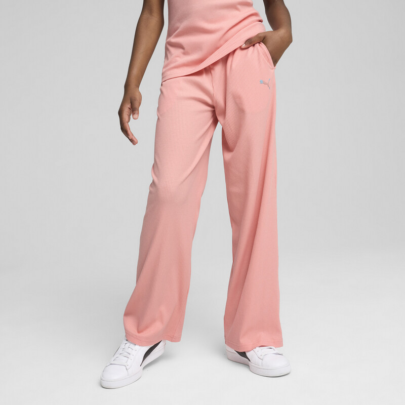 

PUMA BUTTERFLY VIBE Youth Relaxed Fit Ribbed Pants