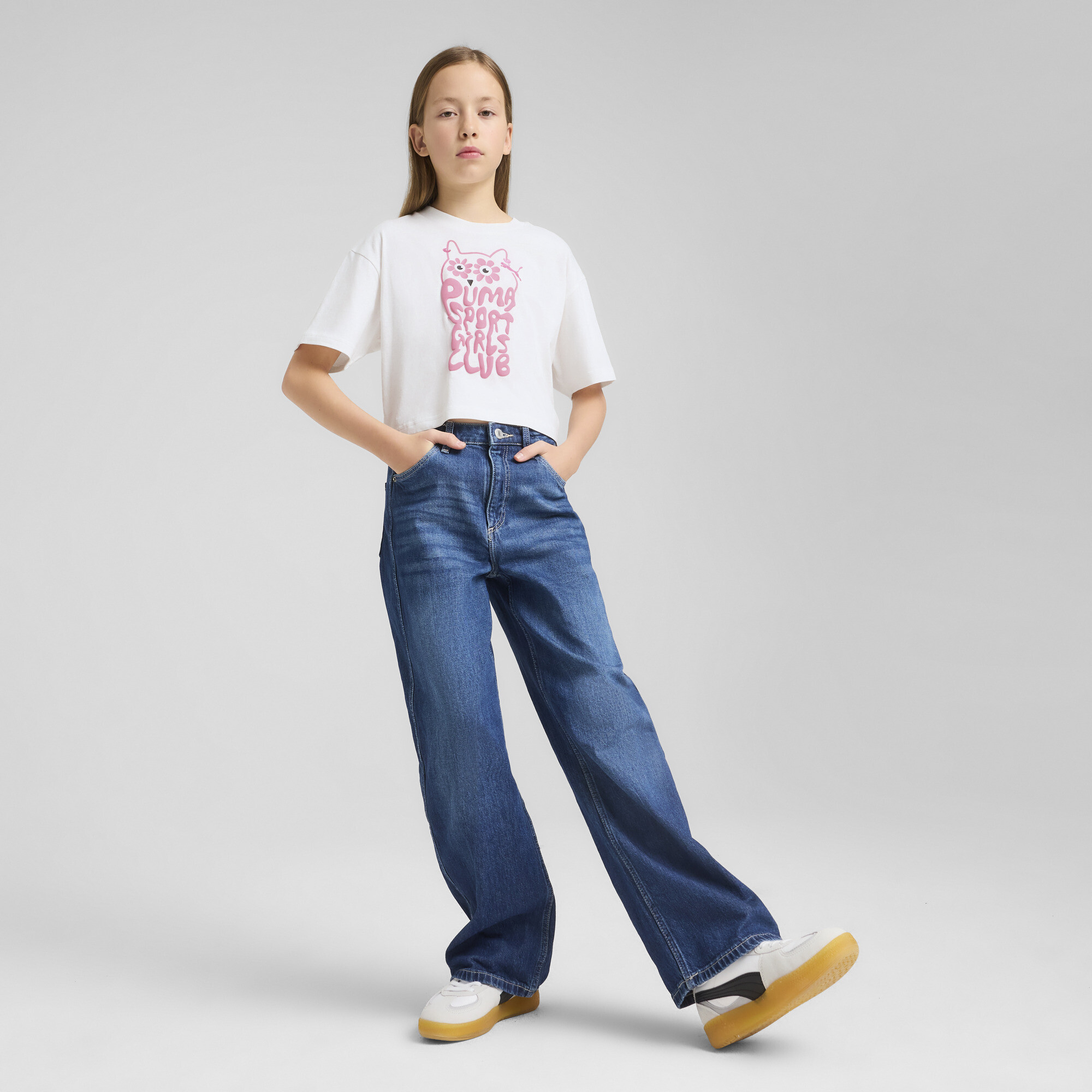 PUMA House of Graphics Big Kids' Short-Length Tee II - Picture 14 of 15