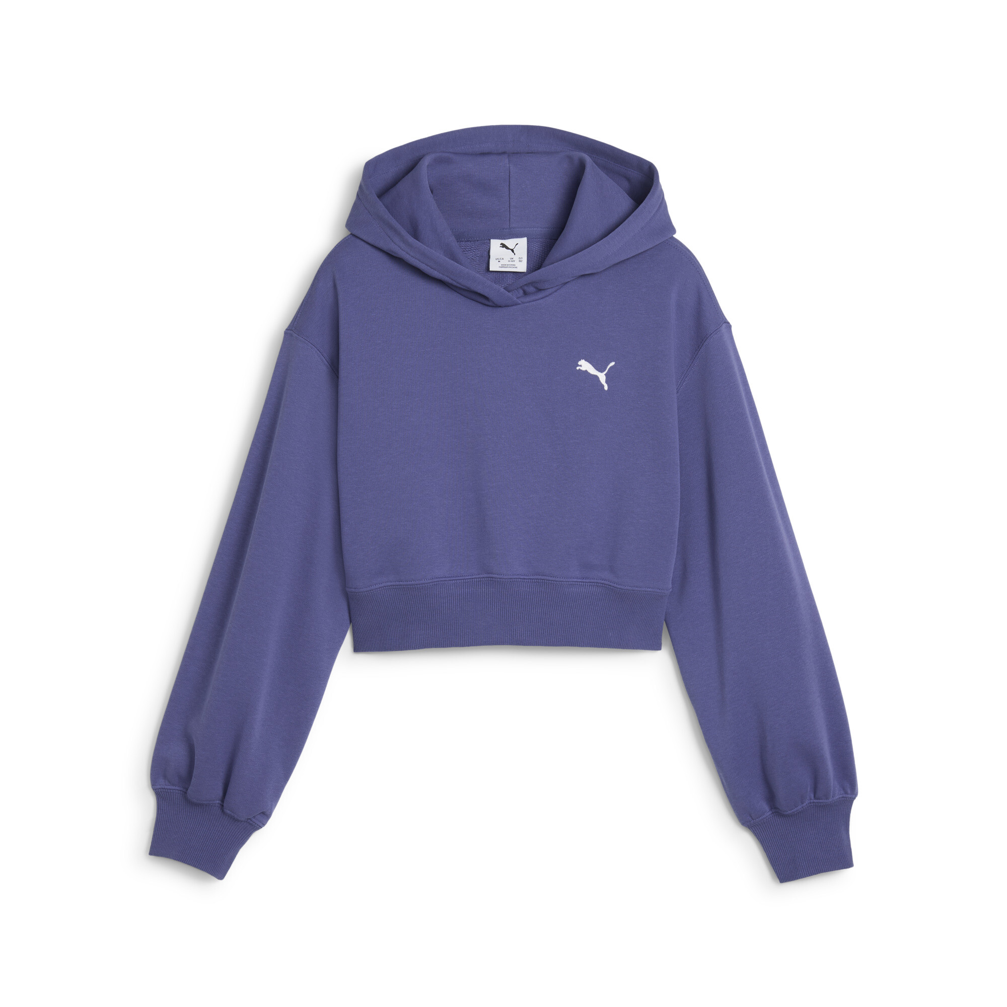 PUMA Wardrobe Essentials Big Kids' Short Length Hoodie - Picture 6 of 15