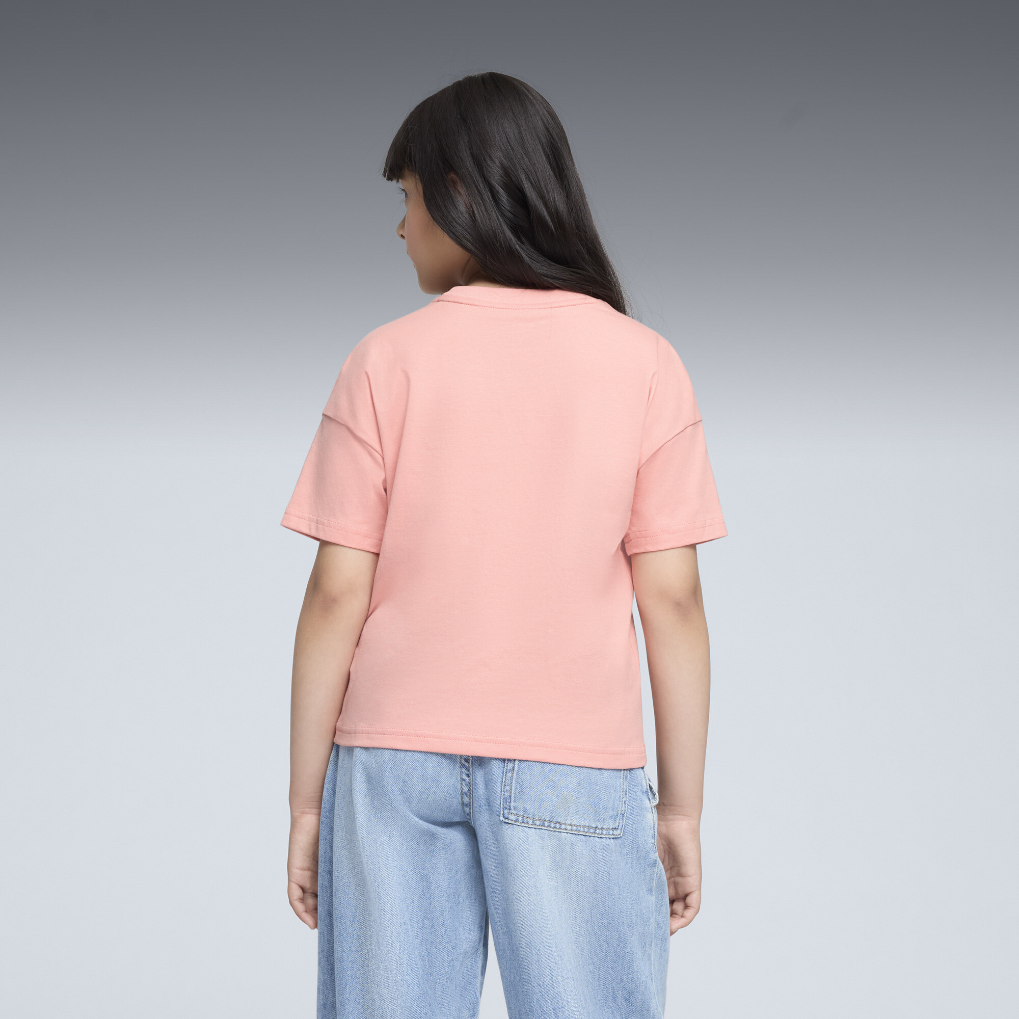 PUMA Wardrobe Essentials Big Kids' Relaxed Tee - Picture 9 of 11