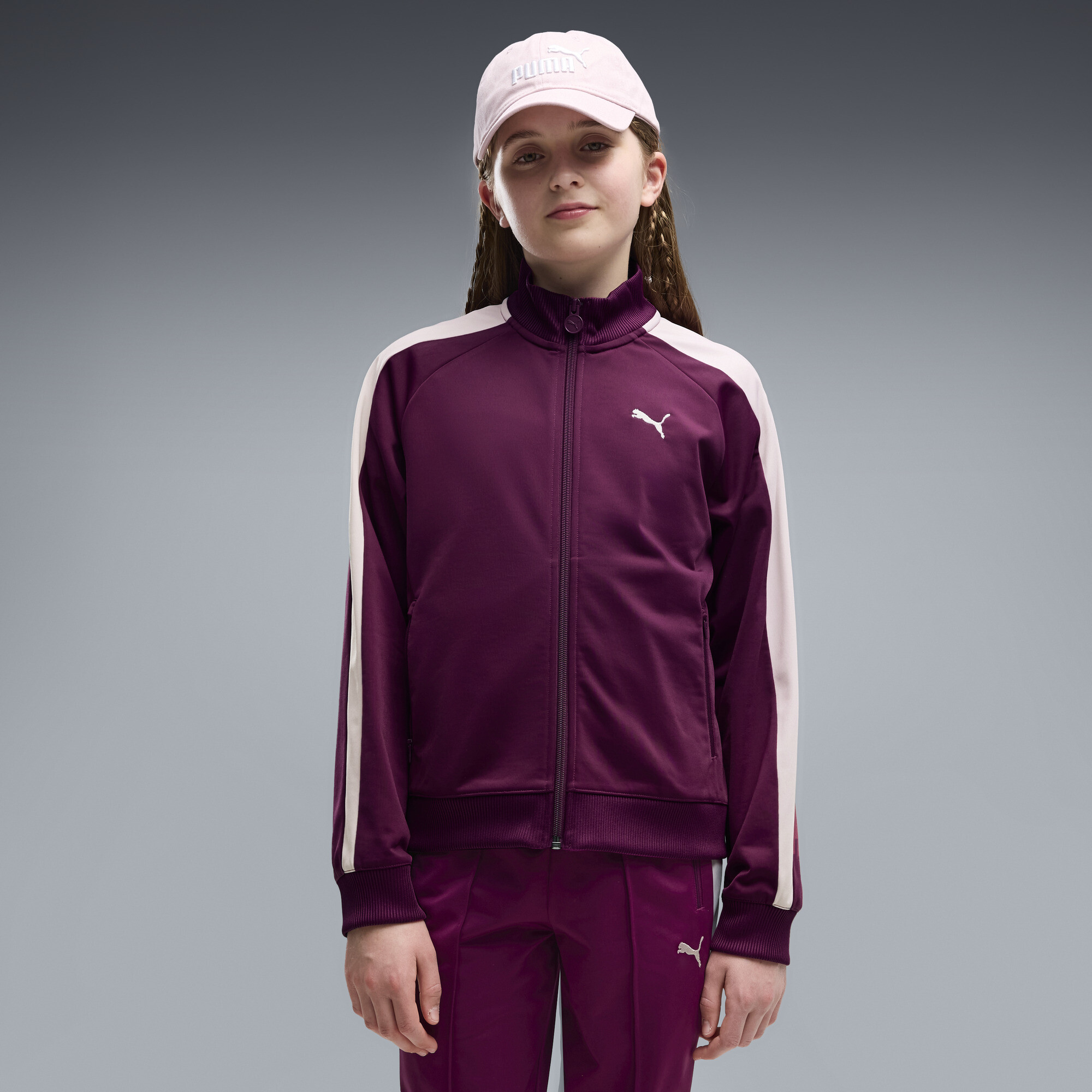 PUMA Veste de survtement T7 ALWAYS ON Enfant et Adolescent Vtements Rose 13-14Y 50 €