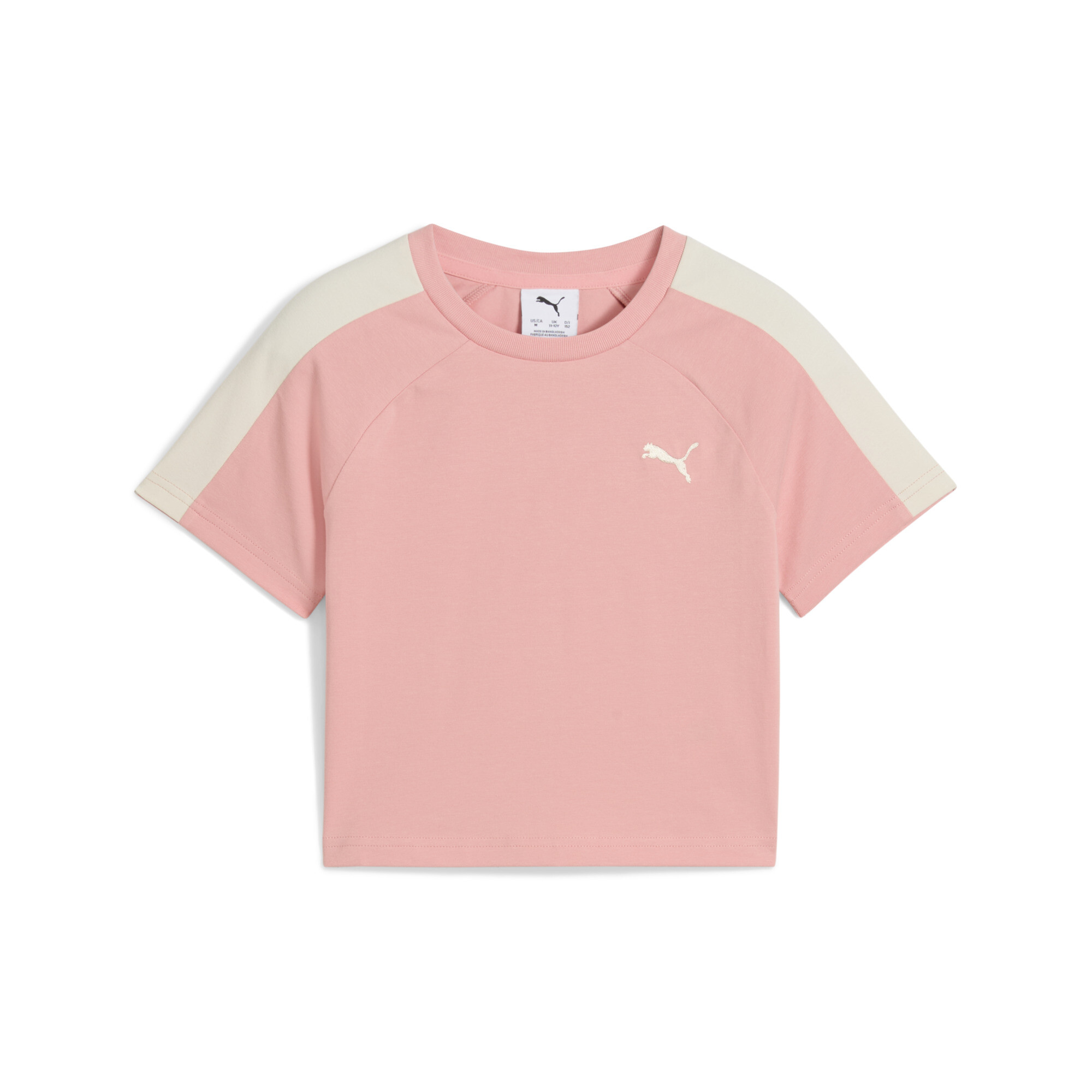 Puma T7 Baby T-Shirt Teenager Für Damen Für Kinder | Mit Plain | Pink Fruit | Größe: 13-14Y