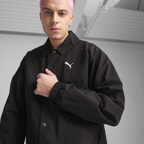 Campera holgada Wardrobe Essentials para hombre, PUMA Black, large-ARG