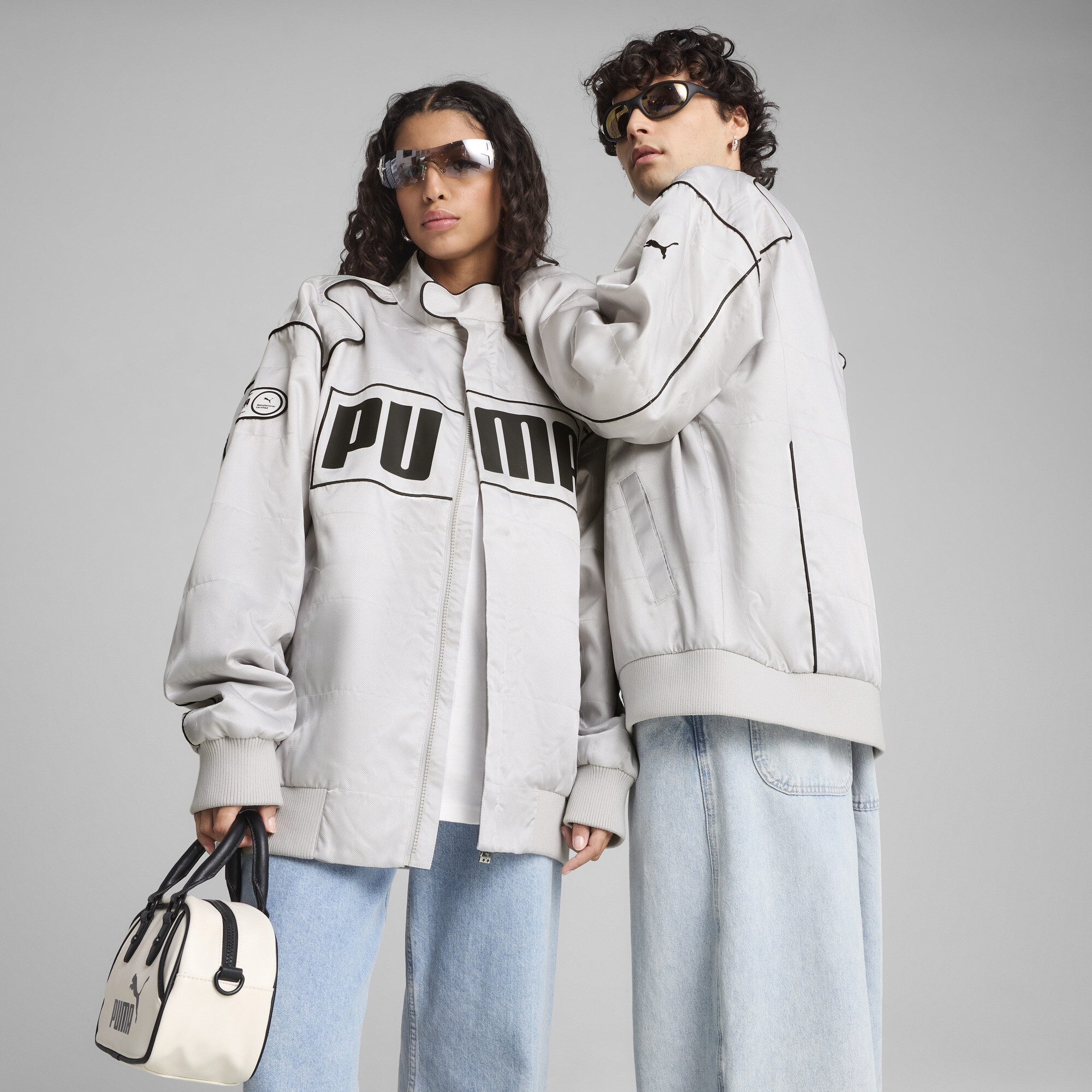 Куртка ARCHIVE SEASONAL Relaxed Racer Jacket Unisex | Цвет: Серый