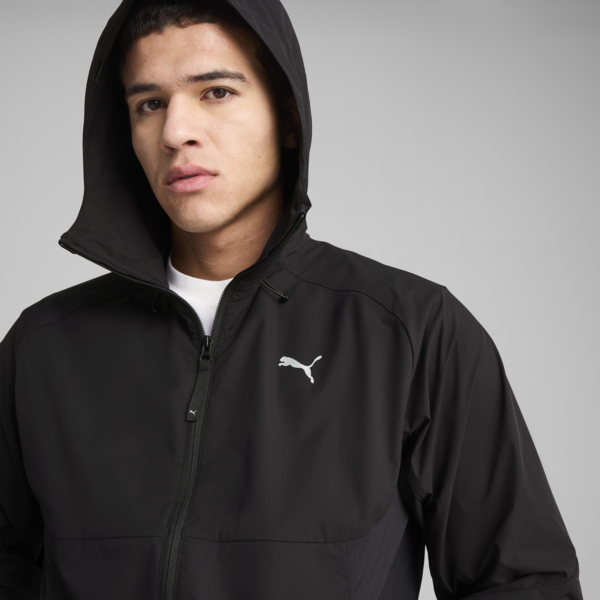 Campera rompeviento PUMATECH para hombre, PUMA Black, large-ARG