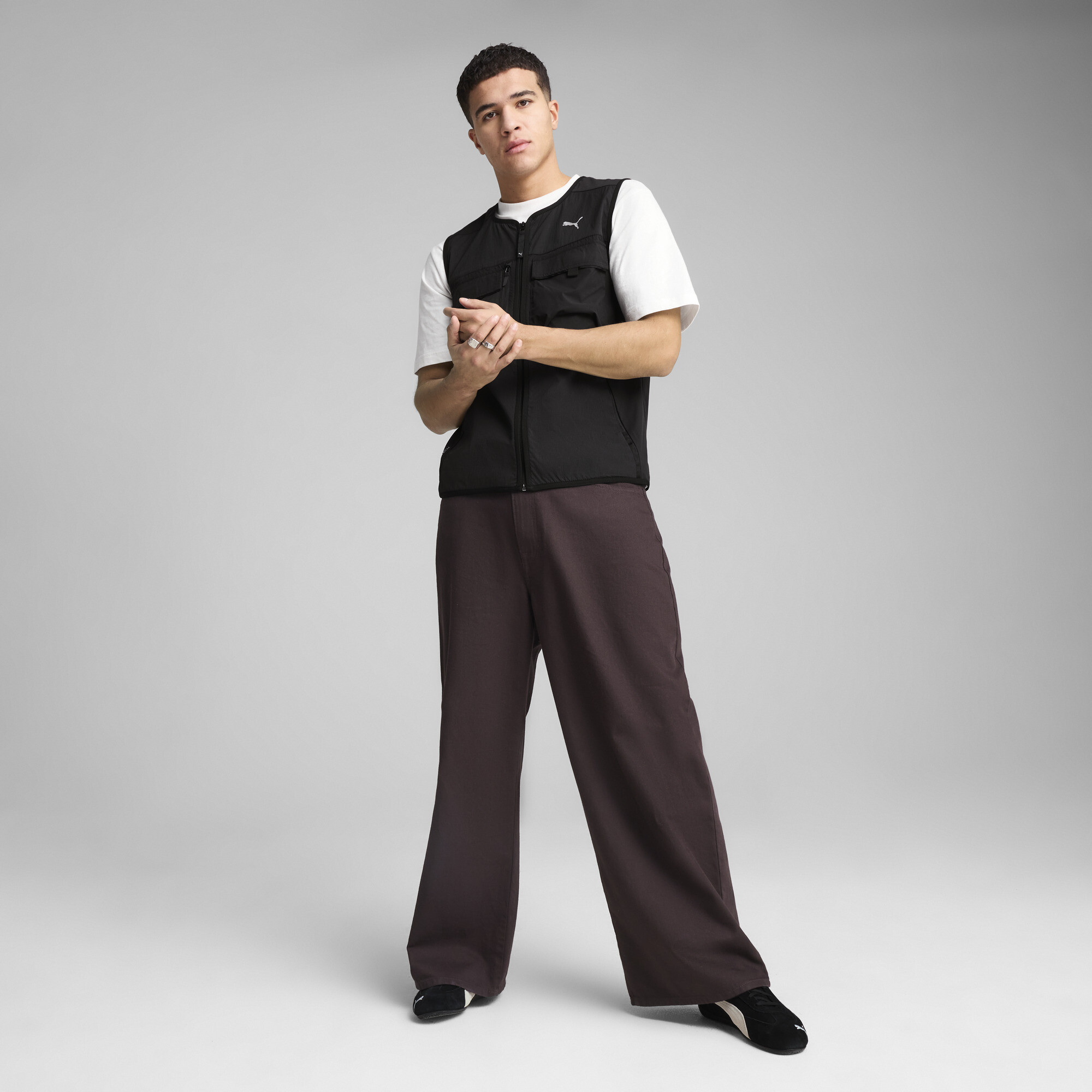 PUMATECH cargobodywarmer voor Heren, Zwart, Maat XS thumbnail 6