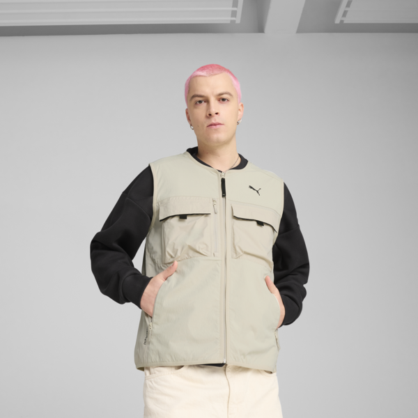 Chaleco cargo PUMATECH para hombre, Desert Dust, large-ARG