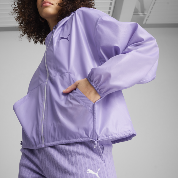 Chamarra rompeviento WARDROBE Essentials para mujer, Lavender Alert, large-MEX