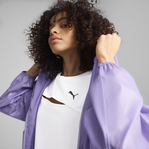 Chamarra rompeviento WARDROBE Essentials para mujer, Lavender Alert, large-MEX